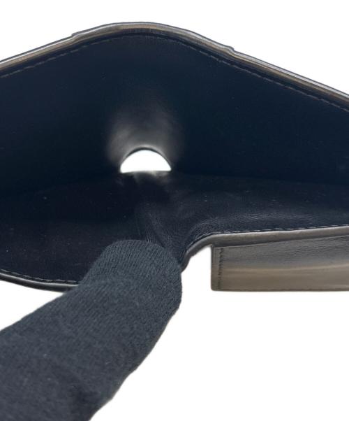 BOTTEGA VENETA（ボッテガベネタ）BOTTEGA VENETA (ボッテガベネタ) BOTTEGA VENETA   カセット  2つ折り財布 ブラックの古着・服飾アイテム