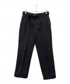 MHLエムエイチエル）の古着「MHL　ベルベッドパンツ」｜ブラック