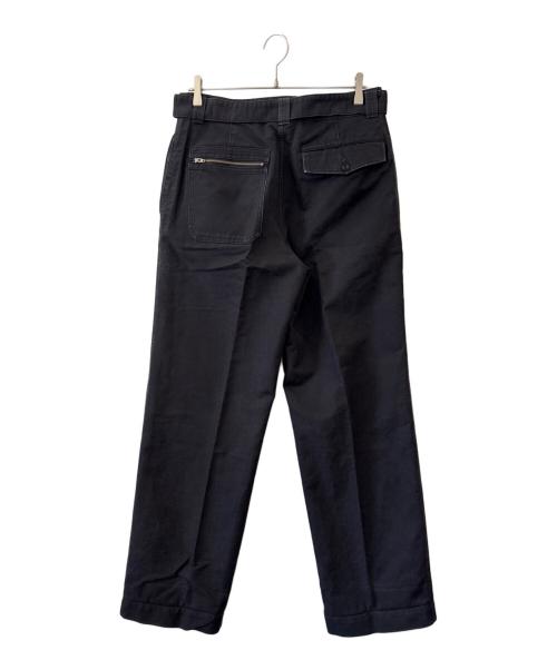 MHL（エムエイチエル）MHL (エムエイチエル) MHL　ベルベッドパンツ ブラック サイズ:Lの古着・服飾アイテム