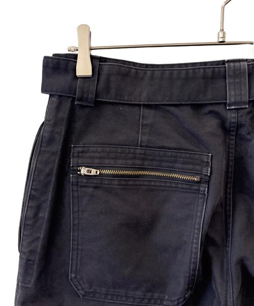 MHL（エムエイチエル）MHL (エムエイチエル) MHL　ベルベッドパンツ ブラック サイズ:Lの古着・服飾アイテム