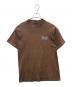 stussy（ステューシー）の古着「stussy　Studebaker Champion　半袖Tシャツ」｜ブラウン