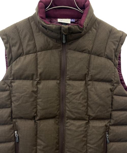 IBEX（アイベックス）IBEX (アイベックス) IBEX　ダウンベスト ブラウン サイズ:Mの古着・服飾アイテム