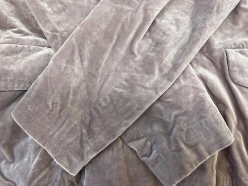 Vivienne Westwood（ヴィヴィアンウエストウッド）Vivienne Westwood (ヴィヴィアンウエストウッド) Vivienne Westwood　ダブルブレストベロアラブジャケット パープル サイズ:38の古着・服飾アイテム