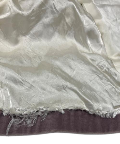 Vivienne Westwood（ヴィヴィアンウエストウッド）Vivienne Westwood (ヴィヴィアンウエストウッド) Vivienne Westwood　ダブルブレストベロアラブジャケット パープル サイズ:38の古着・服飾アイテム