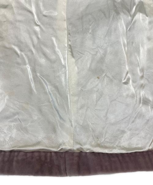 Vivienne Westwood（ヴィヴィアンウエストウッド）Vivienne Westwood (ヴィヴィアンウエストウッド) Vivienne Westwood　ダブルブレストベロアラブジャケット パープル サイズ:38の古着・服飾アイテム