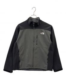 THE NORTH FACE（ザ ノース フェイス）の古着「THE NORTH FACE　ソフトシェルジャケット」｜グレー×ブラック