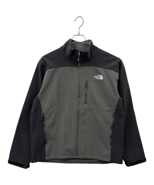 THE NORTH FACE（ザ ノース フェイス）THE NORTH FACE (ザ ノース フェイス) THE NORTH FACE　ソフトシェルジャケット グレー×ブラック サイズ:Ｌの古着・服飾アイテム
