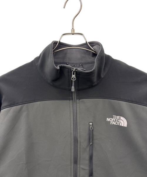 THE NORTH FACE（ザ ノース フェイス）THE NORTH FACE (ザ ノース フェイス) THE NORTH FACE　ソフトシェルジャケット グレー×ブラック サイズ:Ｌの古着・服飾アイテム