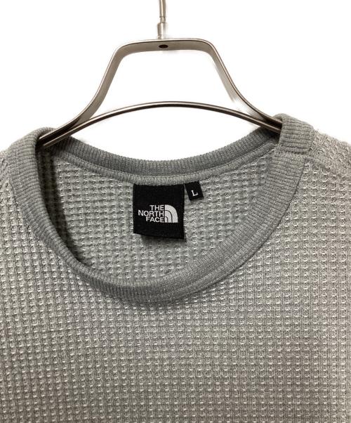 THE NORTH FACE（ザ ノース フェイス）THE NORTH FACE (ザ ノース フェイス) ロングスリーブウォームワッフルクルー グレー サイズ:Lの古着・服飾アイテム