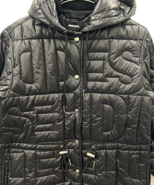 DIESEL（ディーゼル）DIESEL (ディーゼル) キルティングコート ブラック サイズ:XXSの古着・服飾アイテム