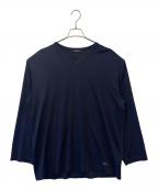 BLACK LABEL CRESTBRIDGEブラックレーベル クレストブリッジ）の古着「BLACK LABEL CRESTBRIDGE　長袖カットソー」｜ネイビー