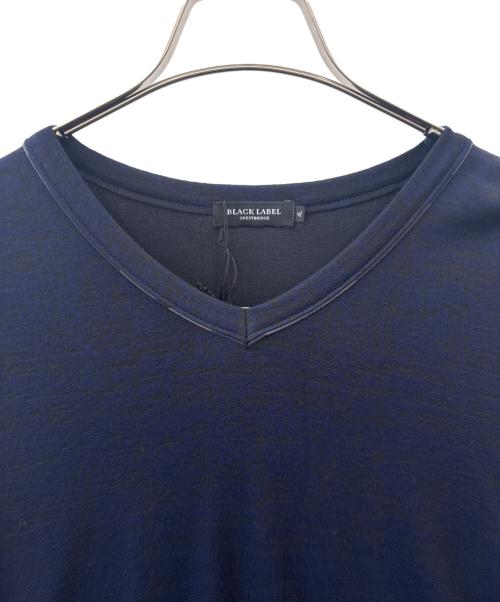 BLACK LABEL CRESTBRIDGE（ブラックレーベル クレストブリッジ）BLACK LABEL CRESTBRIDGE (ブラックレーベル クレストブリッジ) BLACK LABEL CRESTBRIDGE　長袖カットソー ネイビー サイズ:４Ｌの古着・服飾アイテム