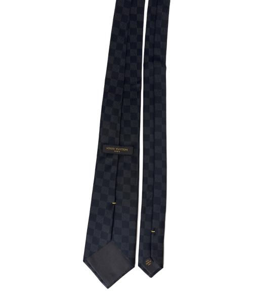 LOUIS VUITTON（ルイ ヴィトン）LOUIS VUITTON (ルイ ヴィトン) LOUIS VUITTON　ネクタイ ブラック×グレー サイズ:不明の古着・服飾アイテム