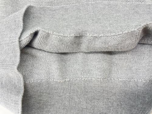 POLO RALPH LAUREN（ポロ・ラルフローレン）POLO RALPH LAUREN (ポロ・ラルフローレン) POLO RALPH LAUREN　コットン　ニット グリーン×ホワイト×グレー サイズ:SPの古着・服飾アイテム