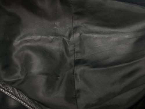 KATHARINE HAMNETT（キャサリンハムネット）KATHARINE HAMNETT (キャサリンハムネット) KATHARINE HAMNETT　シープスキンフーディージャケット ブラック サイズ:XLの古着・服飾アイテム