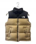 THE NORTH FACEザ ノース フェイス）の古着「THE NORTH FACE　ヌプシダウンベスト」｜カーキ