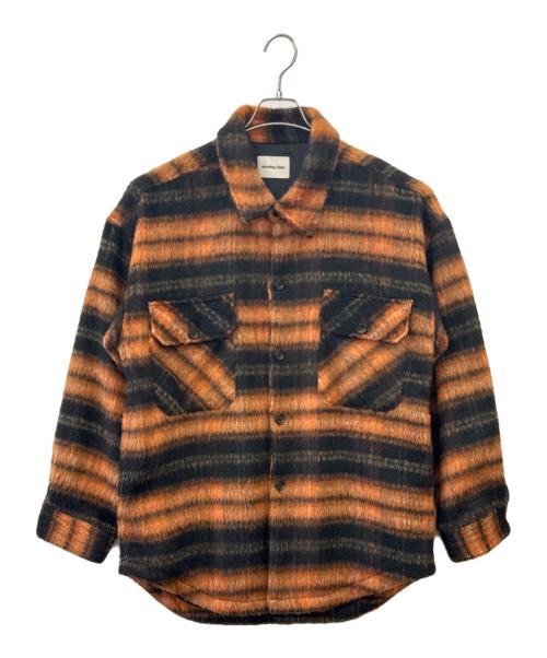 MONKEY TIME（モンキータイム）MONKEY TIME (モンキータイム) MONKEY TIME　シャツジャケット ブラウン×ブラック サイズ:Ｌの古着・服飾アイテム
