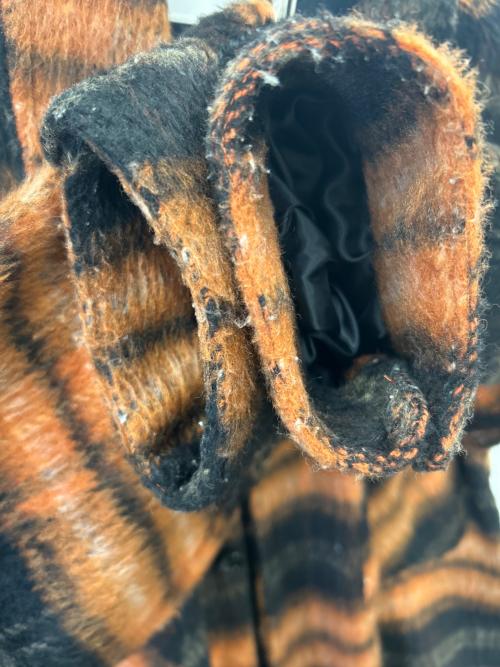 MONKEY TIME（モンキータイム）MONKEY TIME (モンキータイム) MONKEY TIME　シャツジャケット ブラウン×ブラック サイズ:Ｌの古着・服飾アイテム