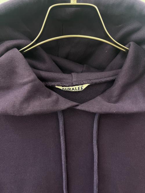 AURALEE（オーラリー）AURALEE (オーラリー) AURALEE　MILLED Sweat PULLOVER PARKA パープル サイズ:5の古着・服飾アイテム