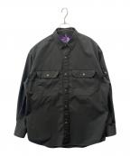 THE NORTHFACE PURPLELABELザ・ノースフェイス パープルレーベル）の古着「THE NORTHFACE PURPLELABEL　CPOシャツ」｜グレー
