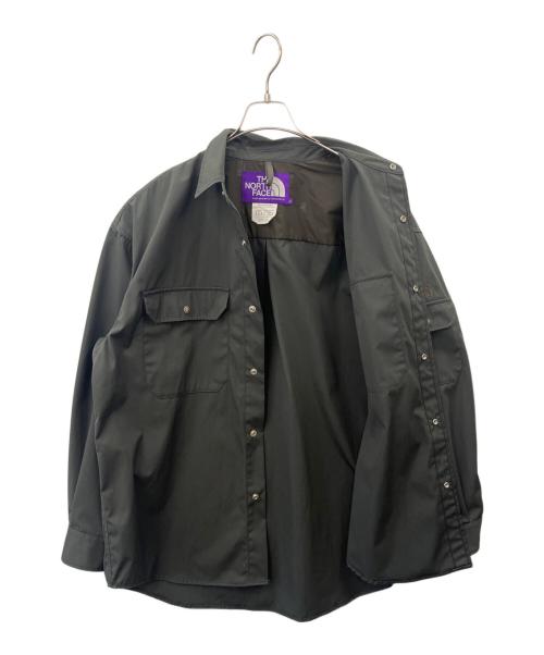 THE NORTHFACE PURPLELABEL（ザ・ノースフェイス パープルレーベル）THE NORTHFACE PURPLELABEL (ザ・ノースフェイス パープルレーベル) THE NORTHFACE PURPLELABEL　CPOシャツ グレー サイズ:Lの古着・服飾アイテム