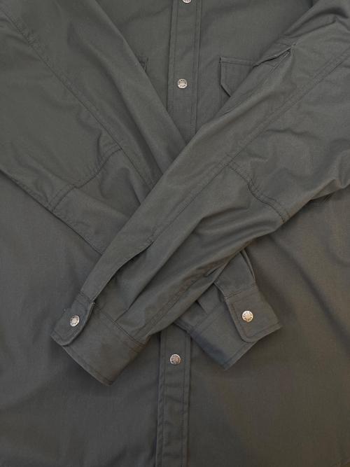 THE NORTHFACE PURPLELABEL（ザ・ノースフェイス パープルレーベル）THE NORTHFACE PURPLELABEL (ザ・ノースフェイス パープルレーベル) THE NORTHFACE PURPLELABEL　CPOシャツ グレー サイズ:Lの古着・服飾アイテム