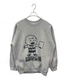 sports wear×JOURNAL STANDARD relume×PEANUTS（スポーツウェア×ジャーナルスタンダード レリューム×ピーナッツ）の古着「sports wear × JOURNAL STANDARD relume × PEANUTS プリントスウェット」｜グレー
