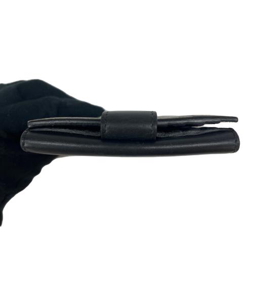 GUCCI（グッチ）GUCCI (グッチ) GUCCI  2つ折り財布 ブラック×ブラウンの古着・服飾アイテム