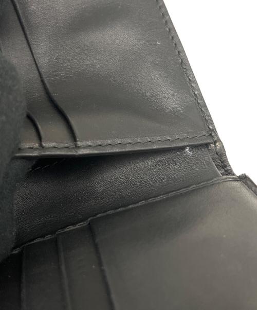 GUCCI（グッチ）GUCCI (グッチ) GUCCI  2つ折り財布 ブラック×ブラウンの古着・服飾アイテム