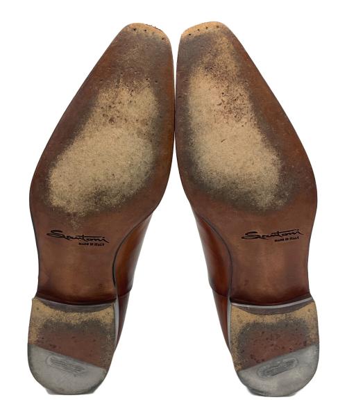 Santoni（サントーニ）Santoni (サントーニ) Santoni　モンクストラップシューズ ブラウン サイズ:7の古着・服飾アイテム