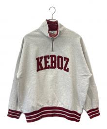 KEBOZ（ケボズ）の古着「KEBOZ  ハーフジップスウェット」｜グレー
