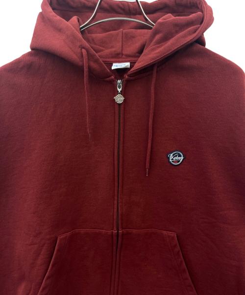 KEBOZ（ケボズ）KEBOZ (ケボズ) KEBOZ　ジップアップスウェット レッド サイズ:LARGEの古着・服飾アイテム