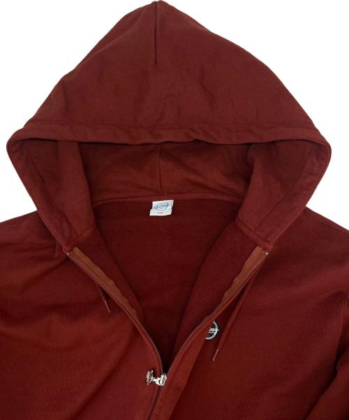 KEBOZ（ケボズ）KEBOZ (ケボズ) KEBOZ　ジップアップスウェット レッド サイズ:LARGEの古着・服飾アイテム