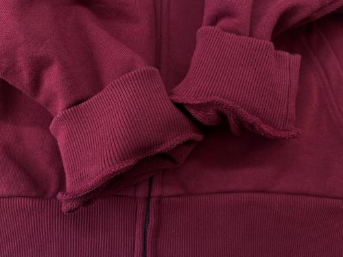 KEBOZ（ケボズ）KEBOZ (ケボズ) KEBOZ　ジップアップスウェット レッド サイズ:LARGEの古着・服飾アイテム