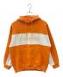 KEBOZ（ケボズ）の古着「KEBOZ　プルオーバーパーカー」｜オレンジ×グレー