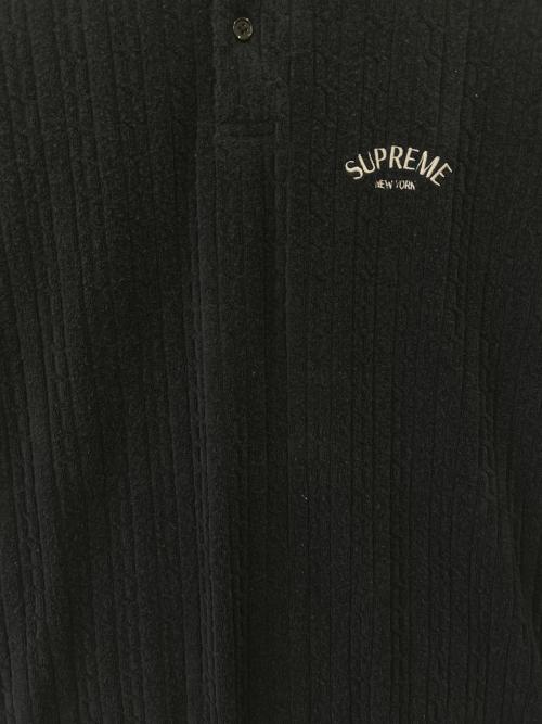 SUPREME（シュプリーム）SUPREME (シュプリーム) Supreme　半袖ポロシャツ ブラック サイズ:Lの古着・服飾アイテム