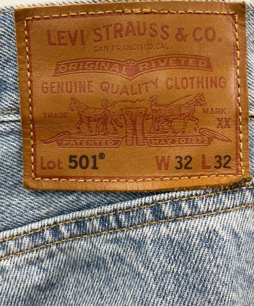 LEVI'S PReMIUM（リーバイス プレミアム）LEVI'S PReMIUM (リーバイス プレミアム) LEVI'S PReMIUM 　501デニムパンツ　赤耳 リペア加工 インディゴ サイズ:W32 L32の古着・服飾アイテム