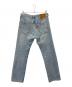 LEVI'S PReMIUM (リーバイス プレミアム) LEVI'S PReMIUM 　501デニムパンツ　赤耳 リペア加工 インディゴ サイズ:W32 L32：5000円