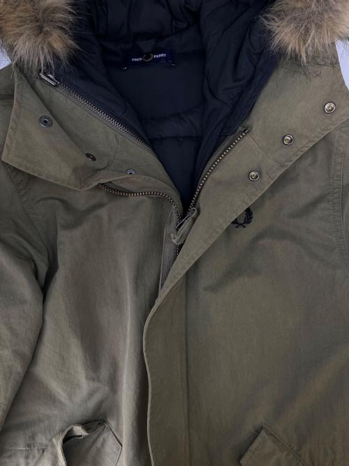 FRED PERRY（フレッドペリー）FRED PERRY (フレッドペリー) FRED PERRY ライナー付モッズコート オリーブ サイズ:XSの古着・服飾アイテム