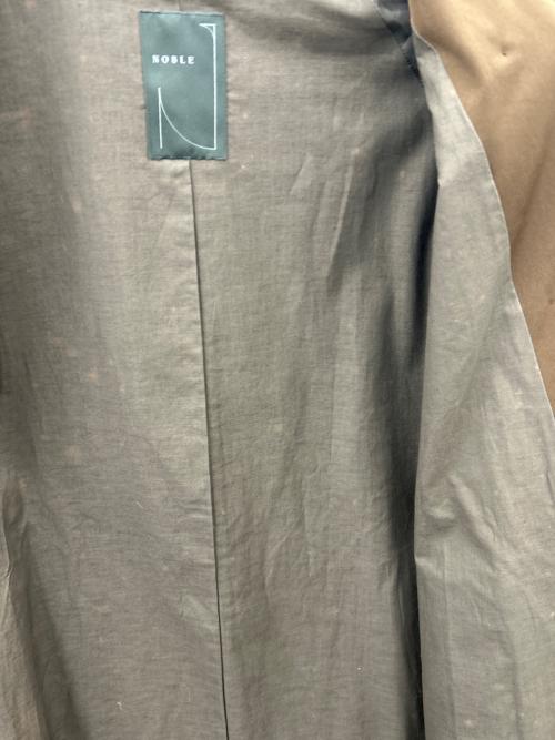 Noble（ノーブル）Noble (ノーブル) トレンチコート ブラウン サイズ:38の古着・服飾アイテム