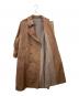 中古・古着 Noble (ノーブル) トレンチコート ブラウン サイズ:38：9000円