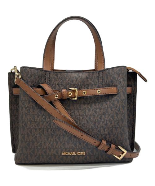 MICHAEL KORS（マイケル・コース）MICHAEL KORS (マイケル・コース) MICHAEL KORS 　2WAYバッグ ブラウンの古着・服飾アイテム