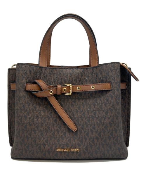 MICHAEL KORS（マイケル・コース）MICHAEL KORS (マイケル・コース) MICHAEL KORS 　2WAYバッグ ブラウンの古着・服飾アイテム