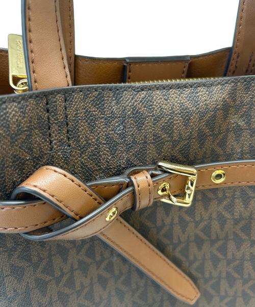 MICHAEL KORS（マイケル・コース）MICHAEL KORS (マイケル・コース) MICHAEL KORS 　2WAYバッグ ブラウンの古着・服飾アイテム