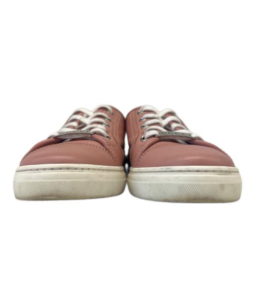 GUCCI（グッチ）GUCCI (グッチ) GUCCI レザースニーカー ピンク サイズ:36の古着・服飾アイテム