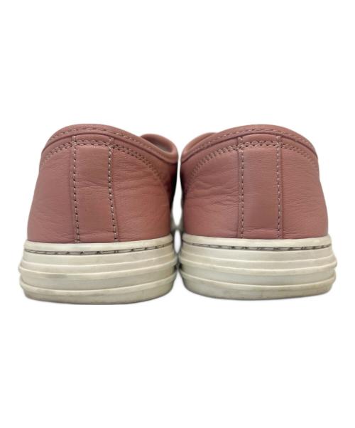 GUCCI（グッチ）GUCCI (グッチ) GUCCI レザースニーカー ピンク サイズ:36の古着・服飾アイテム