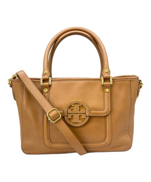 TORY BURCH（トリーバーチ）TORY BURCH (トリーバーチ) 2WAYバッグ ブラウンの古着・服飾アイテム