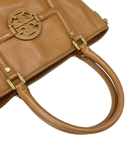 TORY BURCH（トリーバーチ）TORY BURCH (トリーバーチ) 2WAYバッグ ブラウンの古着・服飾アイテム