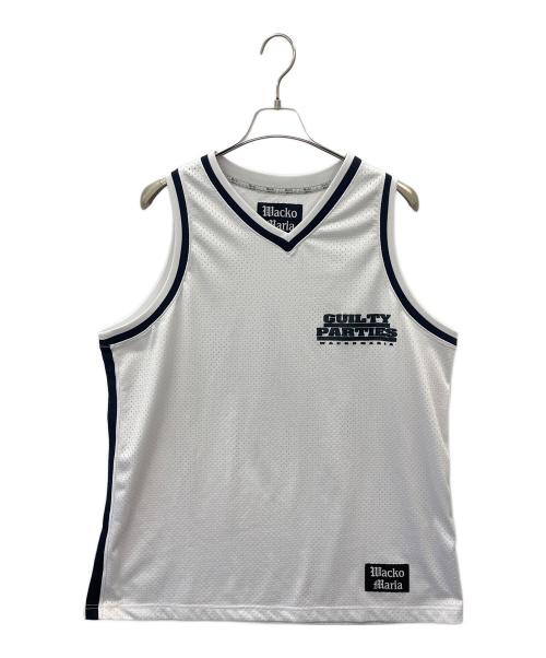 WACKO MARIA（ワコマリア）WACKO MARIA (ワコマリア) WACKO MARIA　BASKETBALL JERSEY　タンクトップ ホワイト サイズ:Lの古着・服飾アイテム