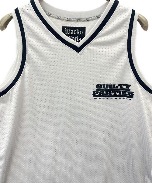 WACKO MARIA（ワコマリア）WACKO MARIA (ワコマリア) WACKO MARIA　BASKETBALL JERSEY　タンクトップ ホワイト サイズ:Lの古着・服飾アイテム